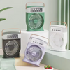 Type-C Mini Rechargeable Mini Table Personal Air Conditioner Cooler Fan 7 Colors LED Light Humidifier Strong Wind Water Mist Fan