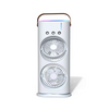 OEM USB Rechargeable Dual Head Cooling Fan 3-Speed Option Mini Portable 360 Rotation Electric Cooling Mist Table Fan