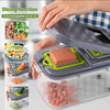 22 In 1 Kitchen Multifunction Hand Operated Mandoline Vegetable Slicer Safe Manual Salad Food Cutter Chopper