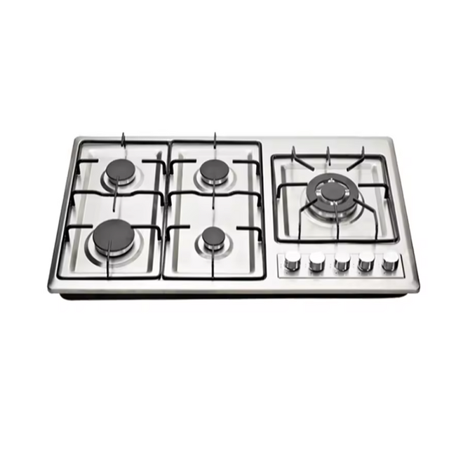 Kitchen Appliance Energy Saving Kitchen Hot Sell 5 Burners Built-in Stainless Steel Gas Hob