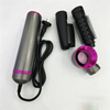 Multifunctional Styling Air Comb,3-in-1 Hot Air Styler with Interchangeable Attachments,Negative Lon Hair Dryer Volumizer Brush for Straightening,Curling&Drying