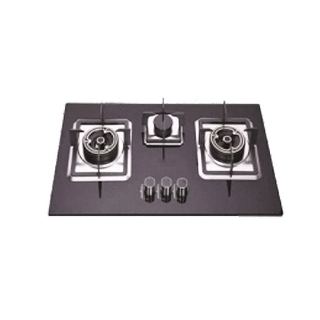 Guangdong Factory Hot-Selling Household Built-In Tempered Glass Cooking Stove Gas Cooktop 3 Burners Gas Hob