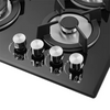 Reasonable Price Top Glass Gas Cooktop Gas Stove 4 Burners Glass Panel Kitchen with Safety Device
