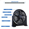 20inch Home Commercial 360 Degrees With Rotary Switch Floor Fan
