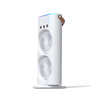 OEM USB Rechargeable Dual Head Cooling Fan 3-Speed Option Mini Portable 360 Rotation Electric Cooling Mist Table Fan