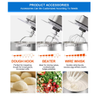 Food Stand Mixer Kitchen Machine Electric Stand Mixer 10L 12L Stainless Steel Bowl With Powerful Motor(SM-006)