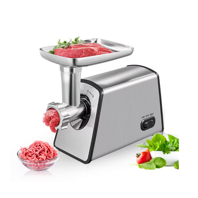 Custom Logo Small Meet Grinder Machines Electric Meat Mixer Grinder Stainless Steel Grinder Machine For Home Kitchen