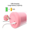 2024 Hot Selling Usb Wireless Charging Juice Cup 6 Leaves Knife Head 380ML Portable Fruit Juice Blender 6 Blade Blender