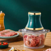 Home Kitchen 2L Glass Bowl Three-speed Food Grinders Automatic Meat Grinder Electric Meat Chopper(FC-001)
