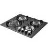 Reasonable Price Top Glass Gas Cooktop Gas Stove 4 Burners Glass Panel Kitchen with Safety Device