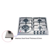 Custom Service Home Kitchen Appliance Built--in Gas Stove Gas Cooker Tempered Glass Iron Cover Variety
