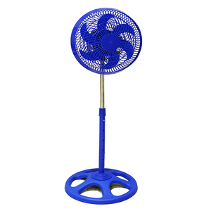 National Colorful Plastic Grills 6 Blades Electric Standing Fans