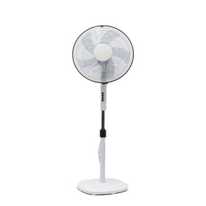 16 Inch Black And White Color Korea Market Thin Body Stand Fan