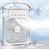 Misting USB Charger Portable Mini Air Conditioner Cooling Fan with Light for Home And Outdoor Use