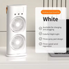 OEM USB Rechargeable Dual Head Cooling Fan 3-Speed Option Mini Portable 360 Rotation Electric Cooling Mist Table Fan