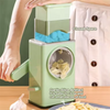 Vegetable Cutting Tool Hand Shaking Shredder, Slicer, Large Capacity Lemon Rotary Grater Vegetable Cutter