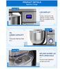 Home Appliances Kitchen Meat Grinder Blender Food Processor 10L 12L Stand Food Mixer 3 in 1 Multi-function（SM-008）