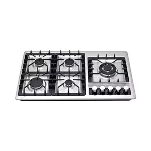 Factory Direct Manufacturer Wholesale Price Home Kitchen Gas Stove 5 Burner Stainless Steel Gas Cooktop