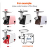 Factory Direct Sales ABS Plastic Housing Stainless Steel Slicers Machine Meat Grinders