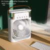 Misting USB Charger Portable Mini Air Conditioner Cooling Fan with Light for Home And Outdoor Use
