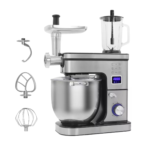 Home Appliances Kitchen Meat Grinder Blender Food Processor 10L 12L Stand Food Mixer 3 in 1 Multi-function（SM-008）