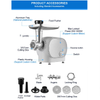 Factory Meat Machine Grinder Stainless High Efficiency Blender and mixer meat grinders slicers(MG-010)