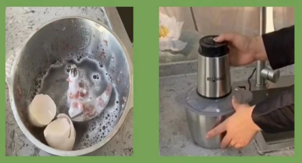 clean blender carefully