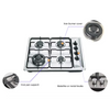 Chinese Hot Sell 4 Burner Gas Hob Built in Gas Cooker with Blue Flame