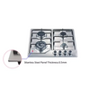 Customized Gas Hob Smokeless Gas Burner Stove Table Top Gas Stove Stainless Steel With 4 Burners