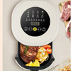 4-6L Visual Air Fryer,smart Touchscreen Oil-free with Veiwing Window for Healthy Cooking