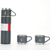Stainless Steel Vacuum Flask Set with 2 Cups,Double Wall Insulated Thermos Bottle for Hot&Cold Drinks,Travel&Gift Set