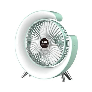 Portable Desk Fan,usb Rechargeable/plug-in Mini Table Fan with 3 Speeds