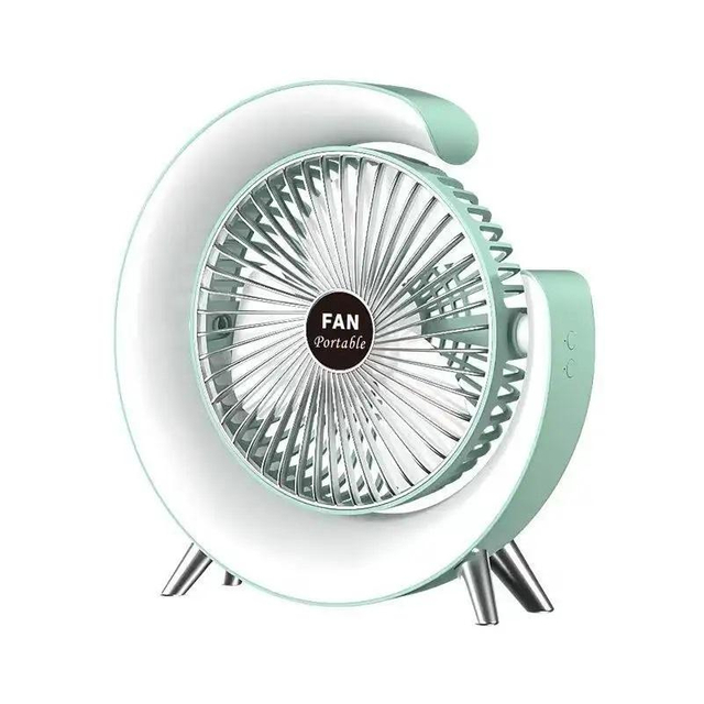Portable Desk Fan,usb Rechargeable/plug-in Mini Table Fan with 3 Speeds
