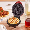 Mini Waffle Maker,non-stick Electric Waffle Iron with Compact Design for Breakfast,snacks&desserts