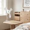 Clip-on Mini Desk Fan,3-blade Portable USB Fan with Adjustable Neck&on/off Switch for Ben,office&stroller