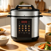 Stainless Steel Digital Electric Pressure Cooker,multi-functional Programmable Pressure Rice Cooker with 12 Preset Menus,household Multicooker for India Cuisine Soup Cake Steam