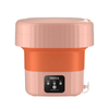 Foldable Portable Mini Washing Machine,USB Pliug-in Small Collapsible Laundry Washer with Timing Function,multi-color Travel Underwear Sock Washing Machine 