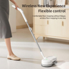 Cordless Electric Mop with Water Spray, Self-Propelled Floor Cleaner with Dual-Side Rotating Heads for Hardwood & Tile