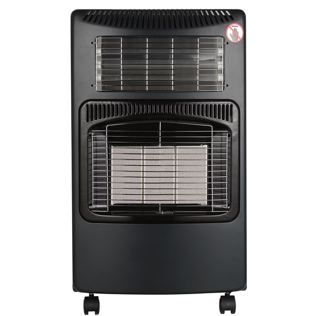 Portable Gas Heater,3-Panel Ceramic Infrared Space Heater with Wheel,Indoor Propane