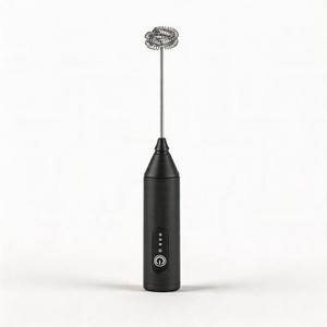 USB Rechargeable Wireless Milk Frother,3-speed Electric Foam Maker 
