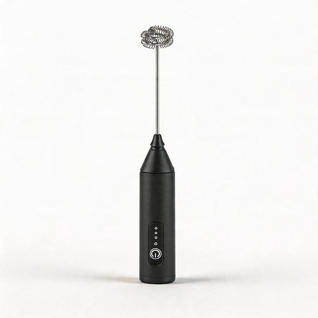 USB Rechargeable Wireless Milk Frother,3-speed Electric Foam Maker 