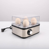 Multi-function Electric Egg Cooker with Timer,6-egg Capacity Stainless Steel Egg Boiler for Soft,medium&hard Boiled Eggs