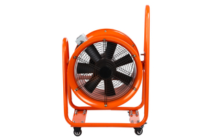 16/20/24 Inch Mobile Axial Flow Industrial Fan,heavy-duty Portable Ventilator with Wheel Stand for Workshop,warehouse,construction