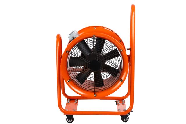 16/20/24 Inch Mobile Axial Flow Industrial Fan,heavy-duty Portable Ventilator with Wheel Stand for Workshop,warehouse,construction