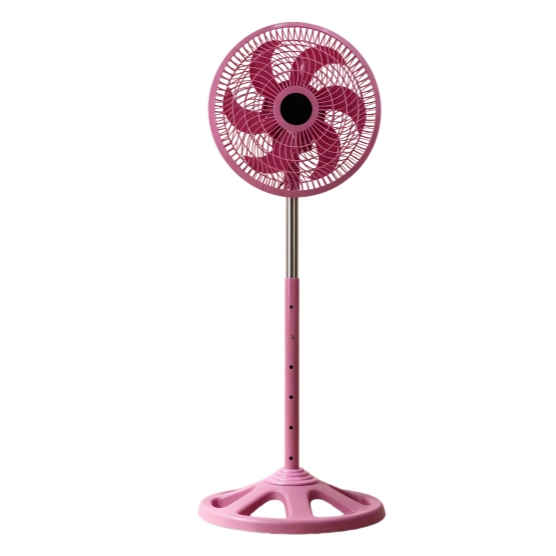 Adjustable Height Standing Fan,Portable Floor Fan WITH 6 Blades for Home,Office&Outdoor Ese