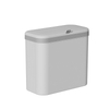 Wall-mounted Kitchen Trash Can with Lid,hanging under Cabinet Compost Bin,big Capacity,double Open Lid for Cabinet Door,gary/white/black Optional