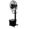26/30 Inch Industrial Mist Cooling Fan,portable Outdoor Water Miat Fan with Wheels for Patio,factory,warehouse