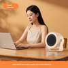 Portable Ceramic Space Heater,1200W Mini Electric Heater with Tip-over Protection for Desk&bedroom