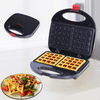 Double Waffle Maker,non-stick Electric Waffle Iron with 2-slice Cooking Plates for Breakfast&snacks