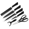 6-piece Non-stick Kitchen Knife Set with Shears&peeler